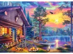 Tea Time - Cabane Au Coucher de Soleil du Soir